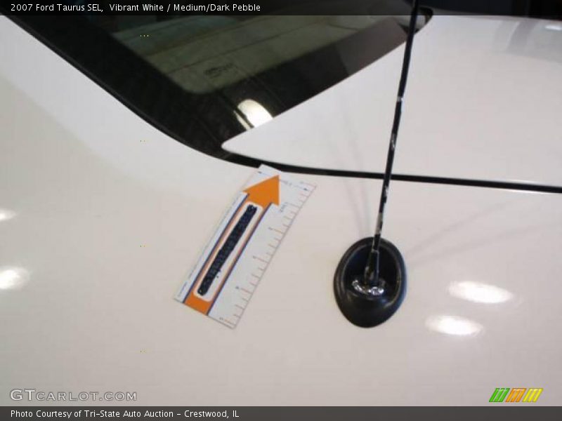 Vibrant White / Medium/Dark Pebble 2007 Ford Taurus SEL