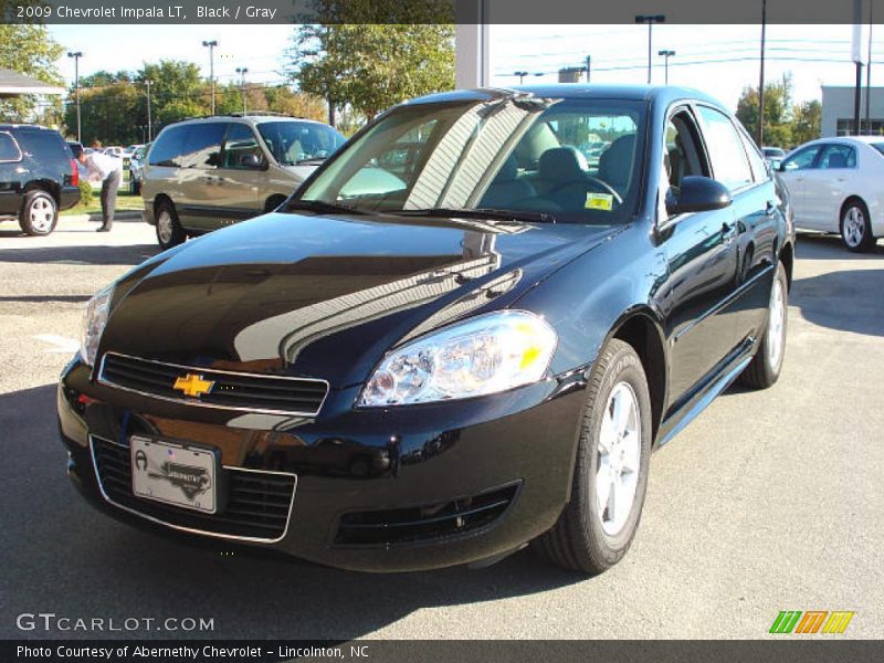 Black / Gray 2009 Chevrolet Impala LT