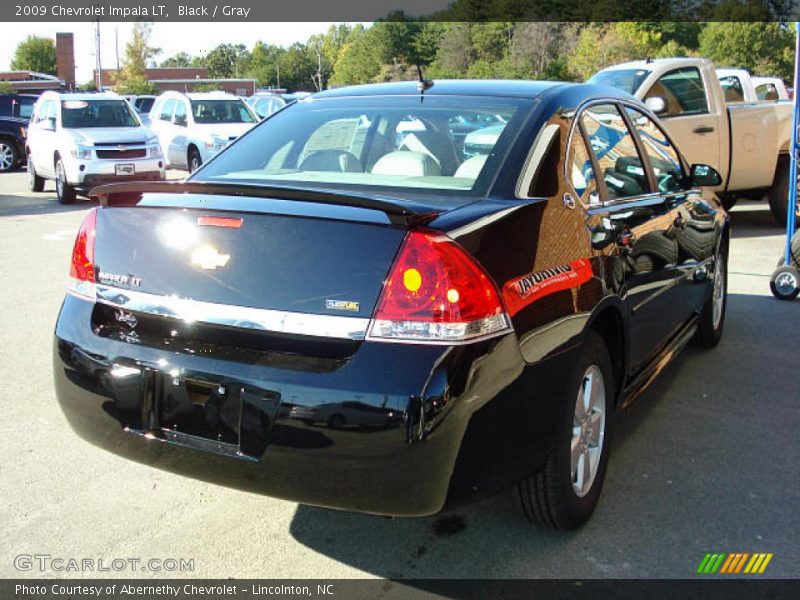 Black / Gray 2009 Chevrolet Impala LT