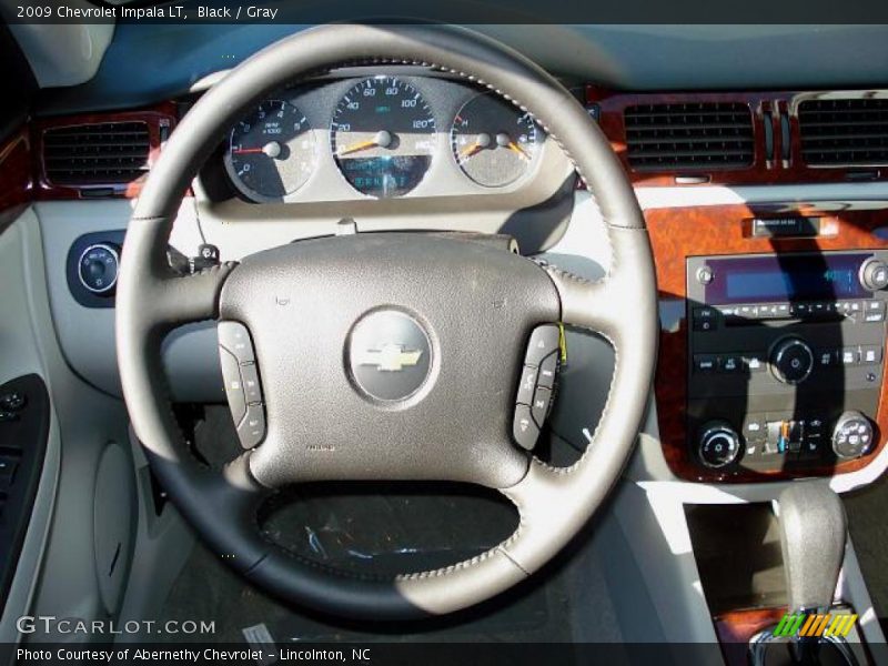 Black / Gray 2009 Chevrolet Impala LT