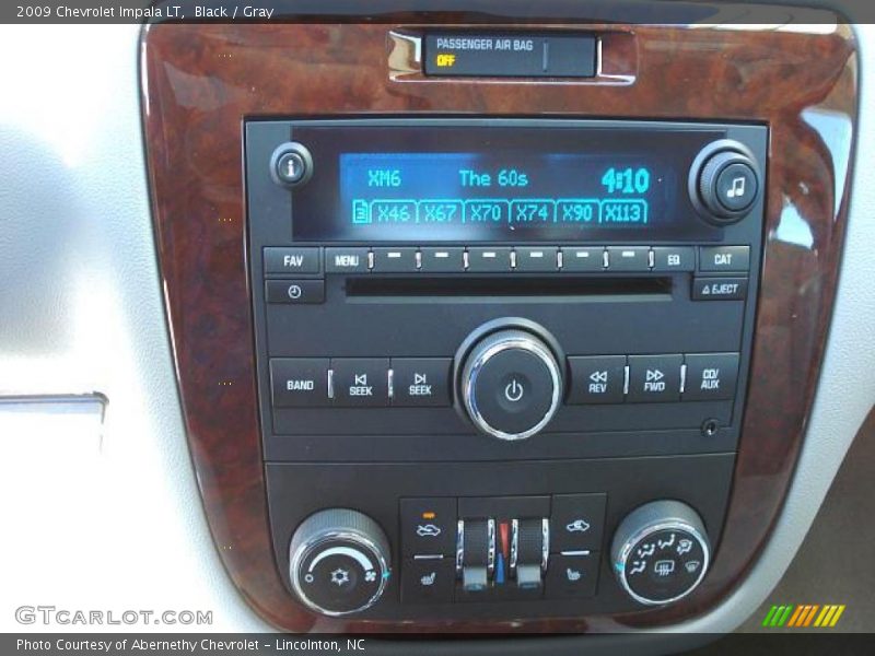 Black / Gray 2009 Chevrolet Impala LT