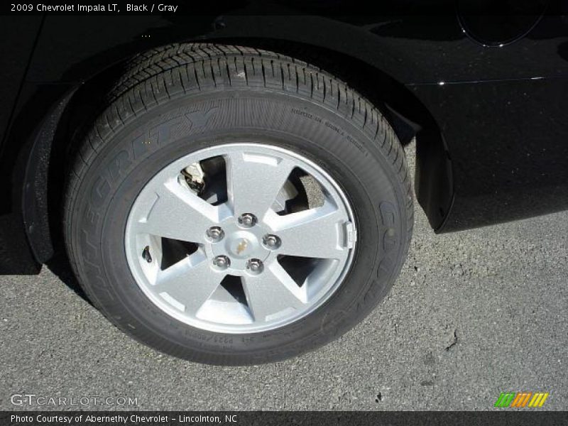 Black / Gray 2009 Chevrolet Impala LT