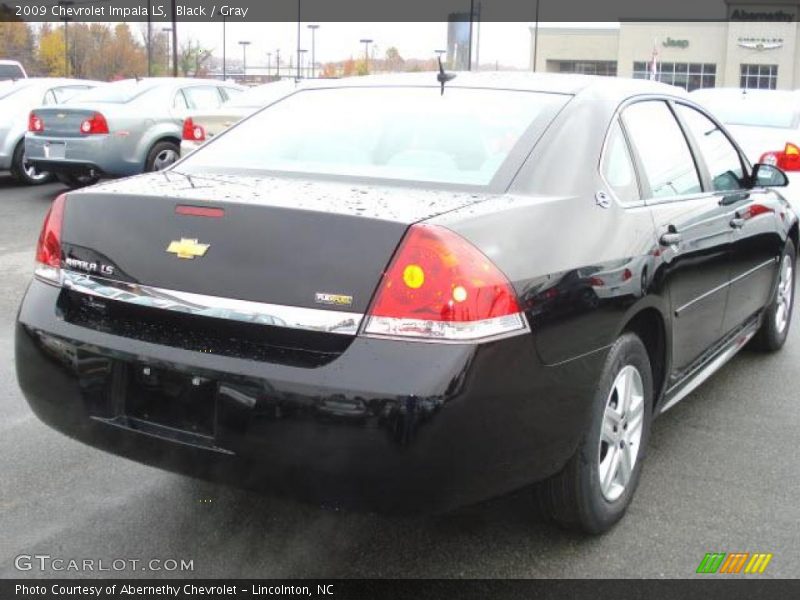Black / Gray 2009 Chevrolet Impala LS
