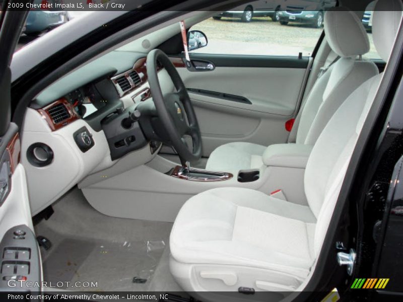 Black / Gray 2009 Chevrolet Impala LS
