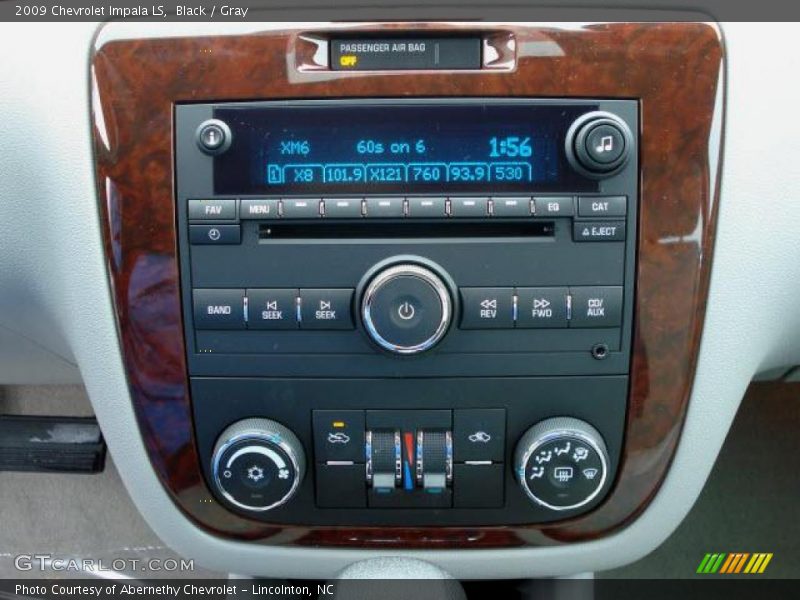 Black / Gray 2009 Chevrolet Impala LS