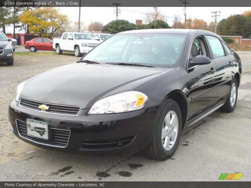 Black / Gray 2009 Chevrolet Impala LT