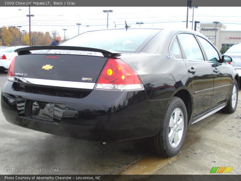 Black / Gray 2009 Chevrolet Impala LT