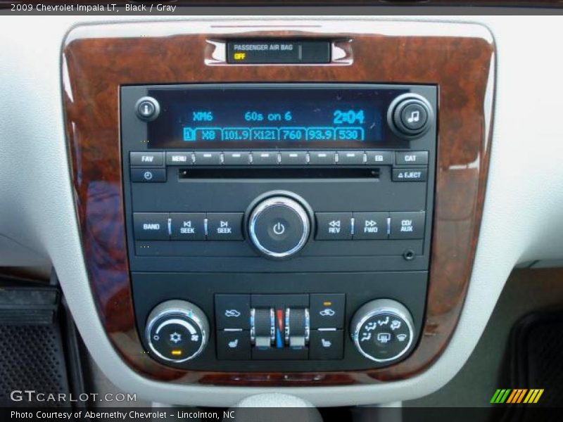 Black / Gray 2009 Chevrolet Impala LT
