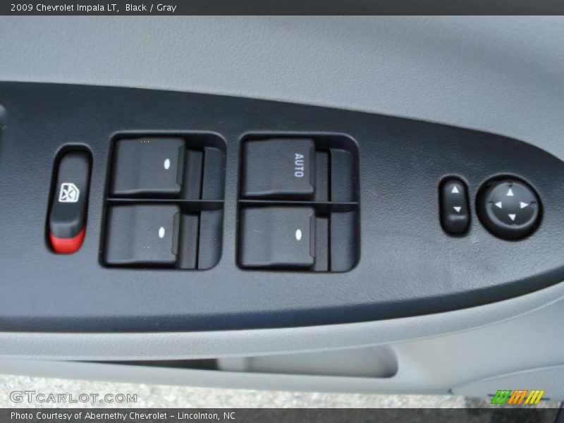 Black / Gray 2009 Chevrolet Impala LT
