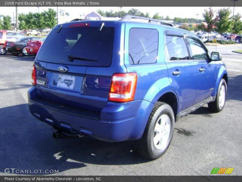 Vista Blue Metallic / Stone 2008 Ford Escape XLT V6