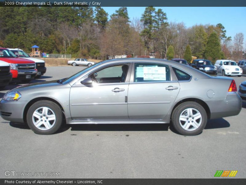 Dark Silver Metallic / Gray 2009 Chevrolet Impala LS