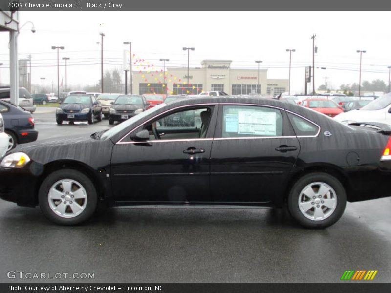 Black / Gray 2009 Chevrolet Impala LT