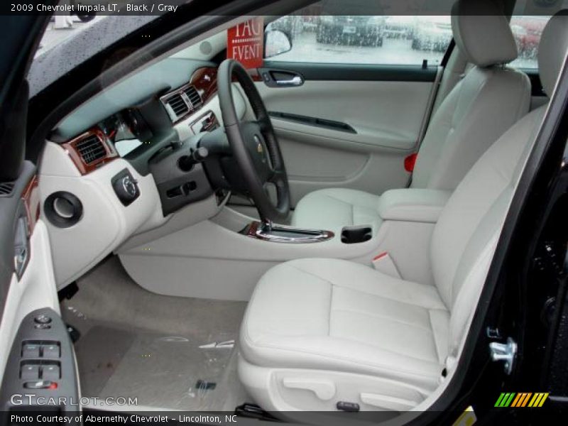 Black / Gray 2009 Chevrolet Impala LT