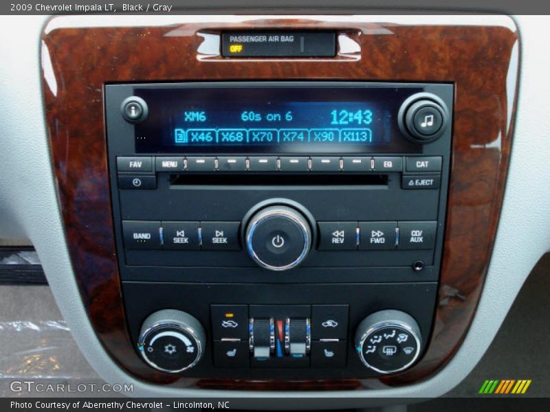 Black / Gray 2009 Chevrolet Impala LT