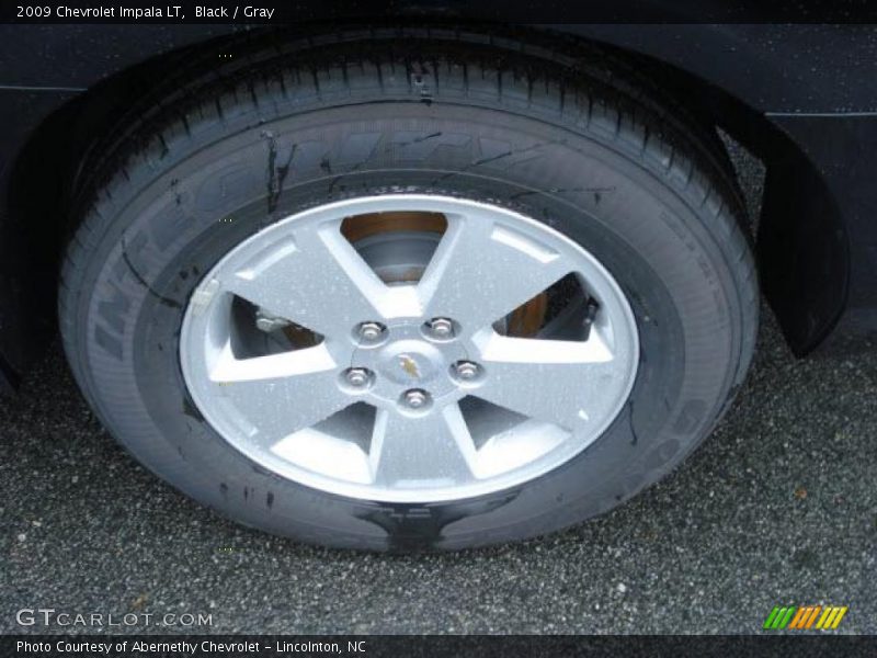 Black / Gray 2009 Chevrolet Impala LT