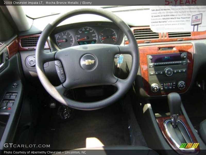 Mocha Bronze Metallic / Ebony 2009 Chevrolet Impala LT