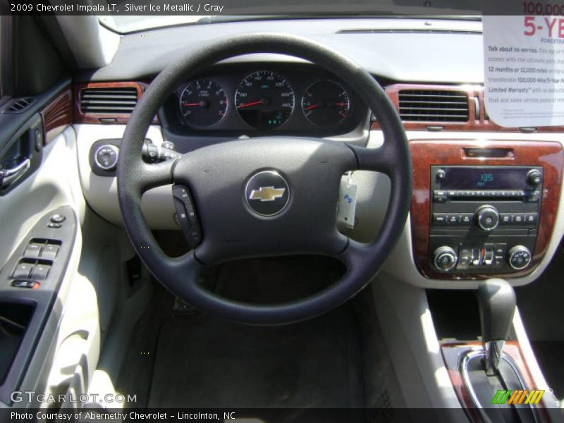 Silver Ice Metallic / Gray 2009 Chevrolet Impala LT