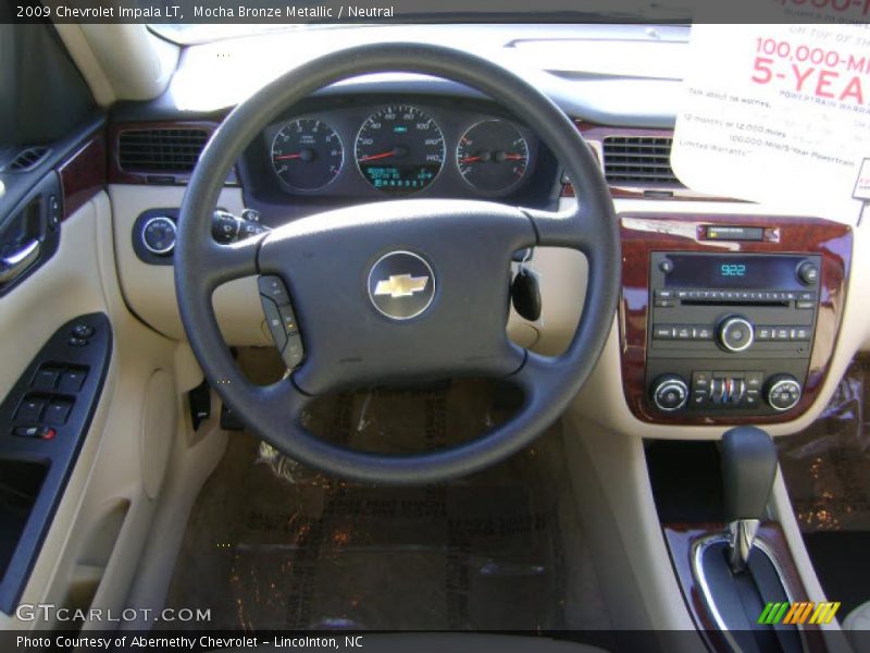 Mocha Bronze Metallic / Neutral 2009 Chevrolet Impala LT