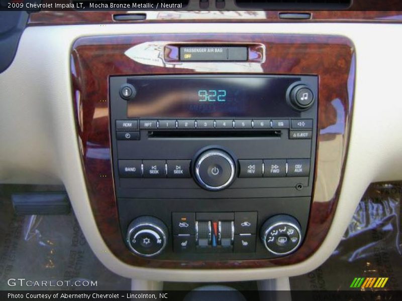 Mocha Bronze Metallic / Neutral 2009 Chevrolet Impala LT
