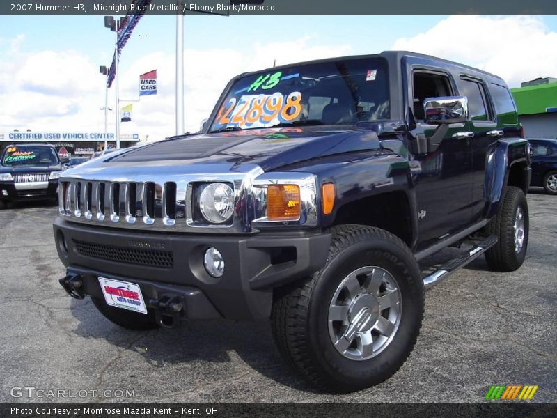 Midnight Blue Metallic / Ebony Black/Morocco 2007 Hummer H3