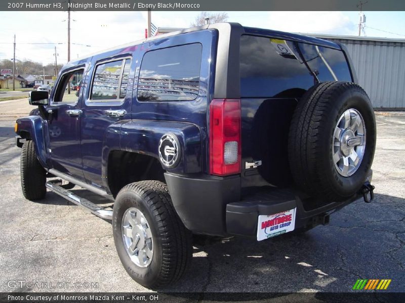 Midnight Blue Metallic / Ebony Black/Morocco 2007 Hummer H3