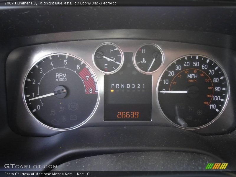 Midnight Blue Metallic / Ebony Black/Morocco 2007 Hummer H3