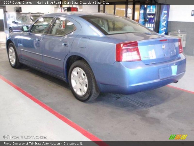 Marine Blue Pearl / Dark Slate Gray/Light Slate Gray 2007 Dodge Charger