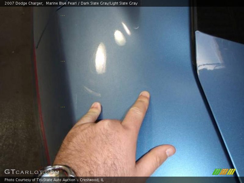 Marine Blue Pearl / Dark Slate Gray/Light Slate Gray 2007 Dodge Charger