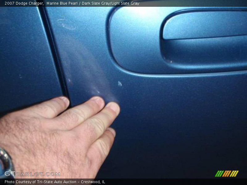 Marine Blue Pearl / Dark Slate Gray/Light Slate Gray 2007 Dodge Charger