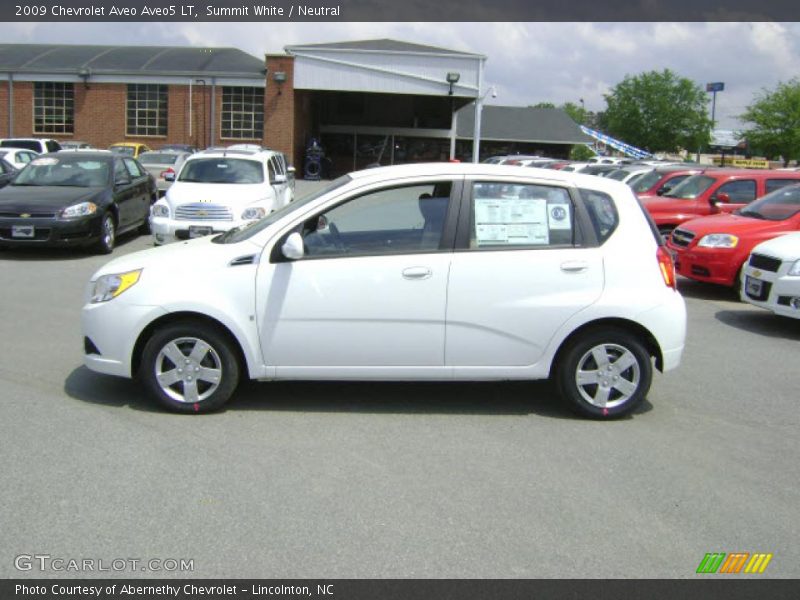 Summit White / Neutral 2009 Chevrolet Aveo Aveo5 LT