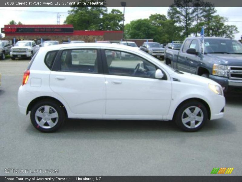 Summit White / Neutral 2009 Chevrolet Aveo Aveo5 LT