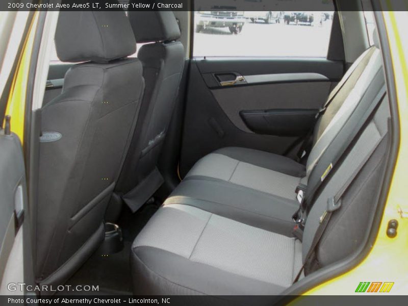 Summer Yellow / Charcoal 2009 Chevrolet Aveo Aveo5 LT