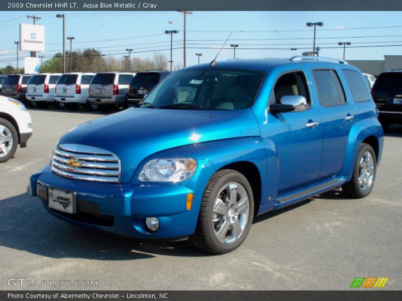 Aqua Blue Metallic / Gray 2009 Chevrolet HHR LT