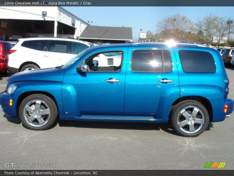 Aqua Blue Metallic / Gray 2009 Chevrolet HHR LT