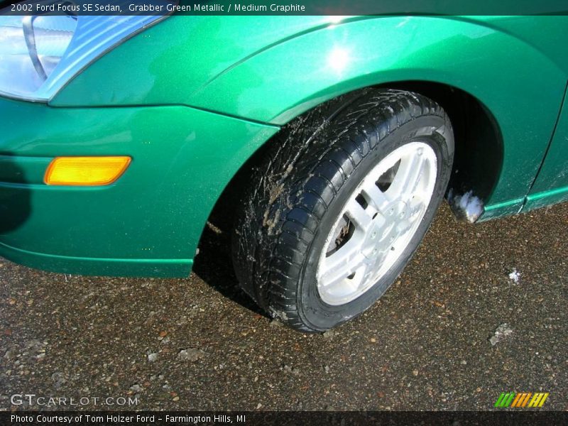 Grabber Green Metallic / Medium Graphite 2002 Ford Focus SE Sedan