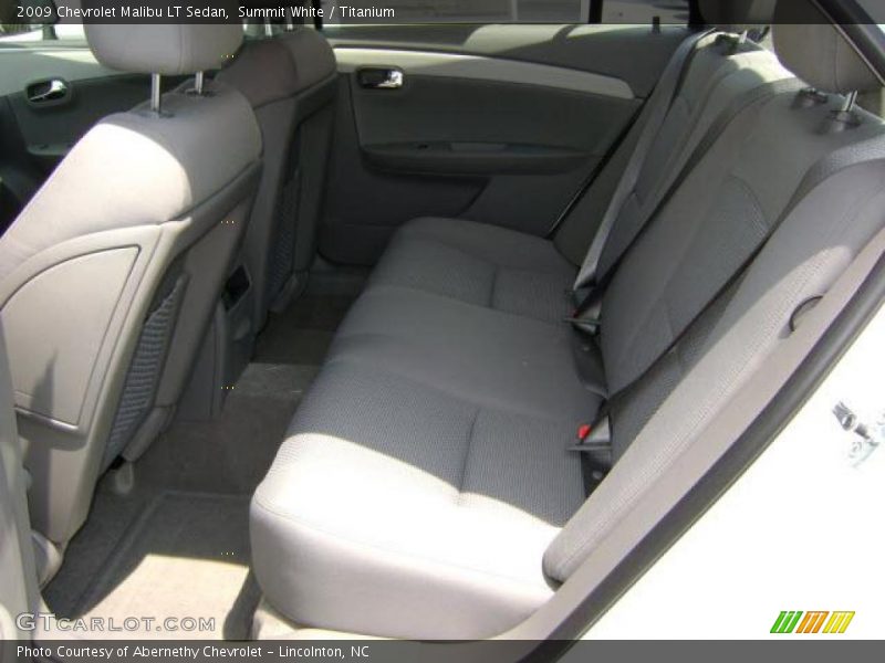 Summit White / Titanium 2009 Chevrolet Malibu LT Sedan