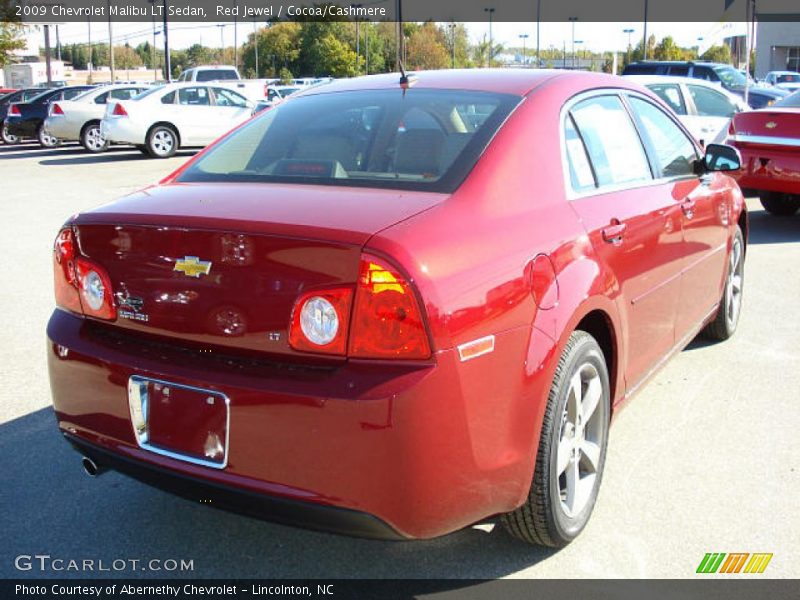 Red Jewel / Cocoa/Cashmere 2009 Chevrolet Malibu LT Sedan