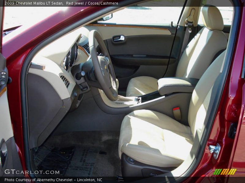 Red Jewel / Cocoa/Cashmere 2009 Chevrolet Malibu LT Sedan