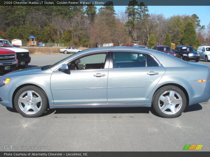 Golden Pewter Metallic / Ebony 2009 Chevrolet Malibu LT Sedan