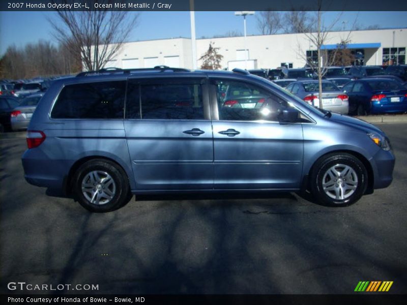 Ocean Mist Metallic / Gray 2007 Honda Odyssey EX-L