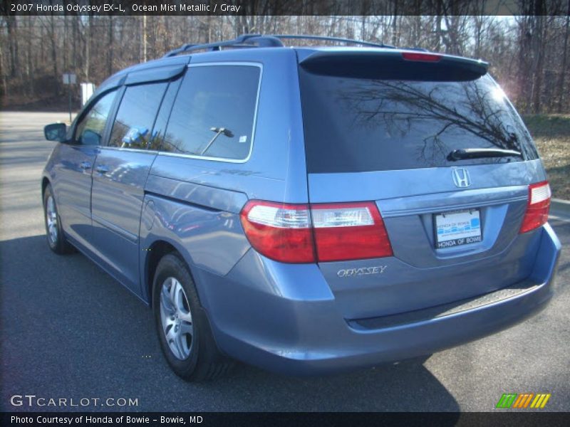 Ocean Mist Metallic / Gray 2007 Honda Odyssey EX-L