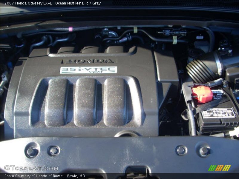 Ocean Mist Metallic / Gray 2007 Honda Odyssey EX-L