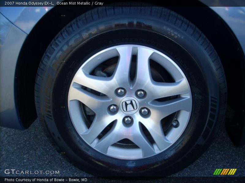 Ocean Mist Metallic / Gray 2007 Honda Odyssey EX-L