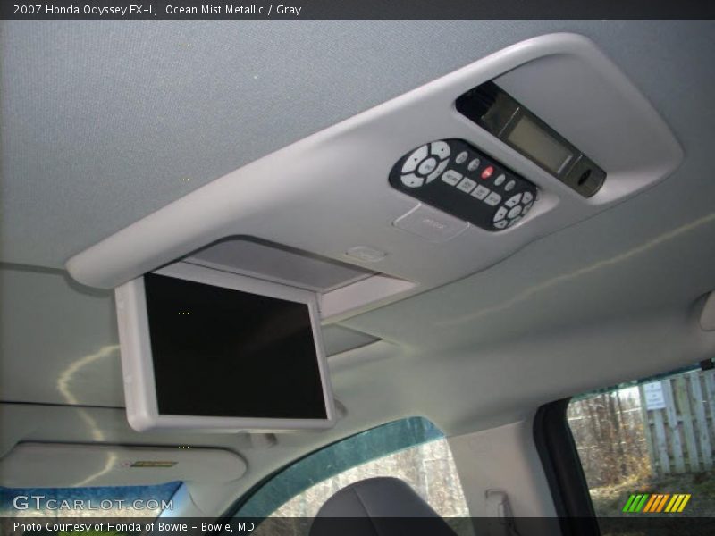 Ocean Mist Metallic / Gray 2007 Honda Odyssey EX-L