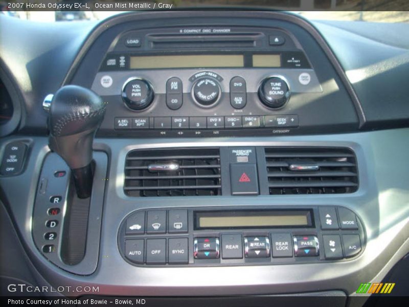 Ocean Mist Metallic / Gray 2007 Honda Odyssey EX-L