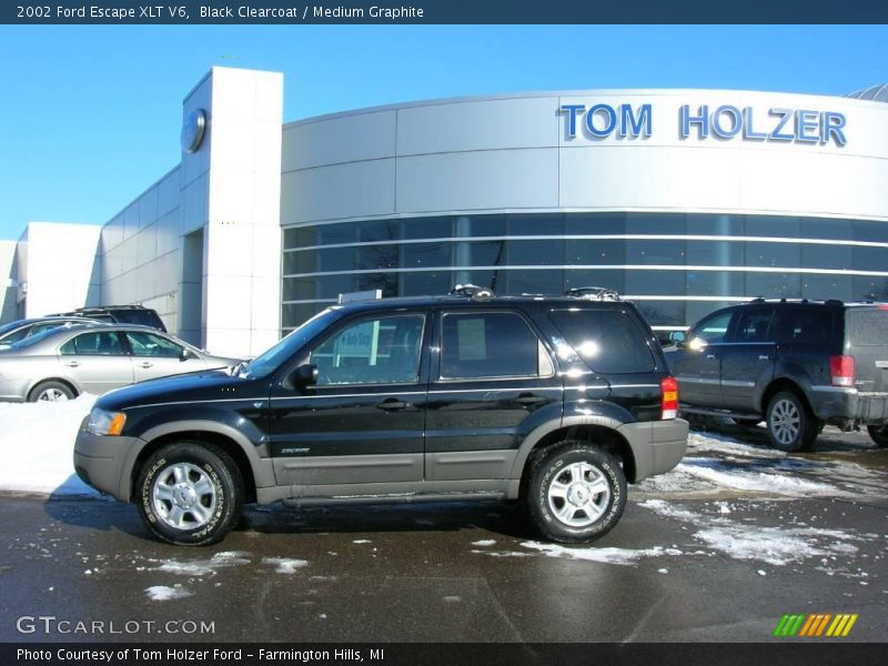 Black Clearcoat / Medium Graphite 2002 Ford Escape XLT V6