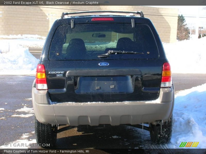 Black Clearcoat / Medium Graphite 2002 Ford Escape XLT V6
