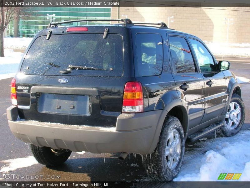 Black Clearcoat / Medium Graphite 2002 Ford Escape XLT V6