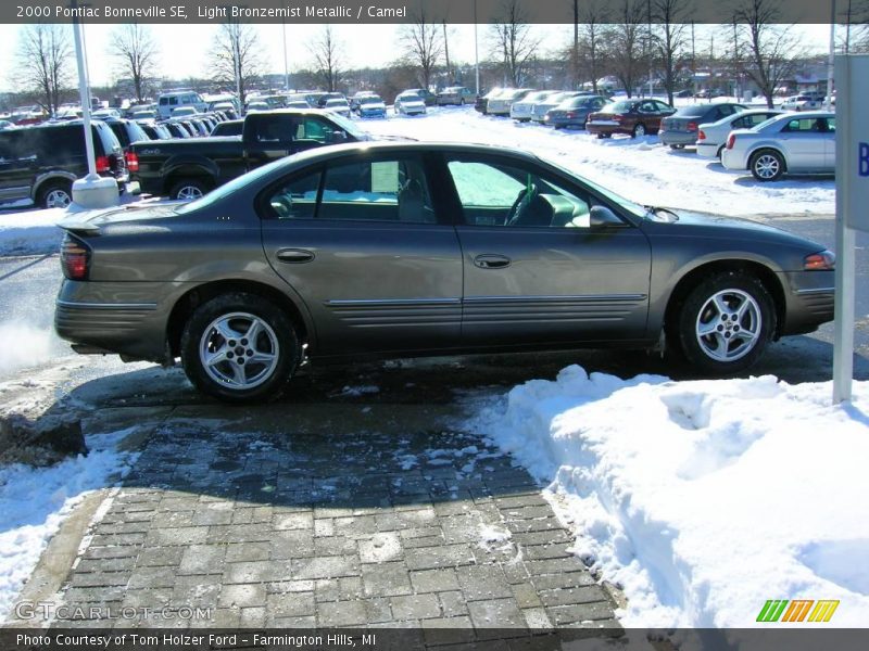 Light Bronzemist Metallic / Camel 2000 Pontiac Bonneville SE