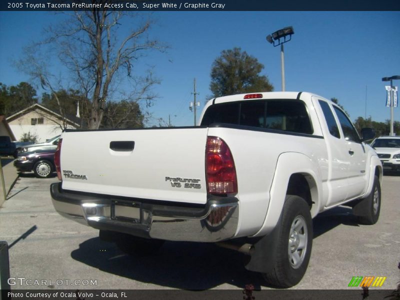 Super White / Graphite Gray 2005 Toyota Tacoma PreRunner Access Cab